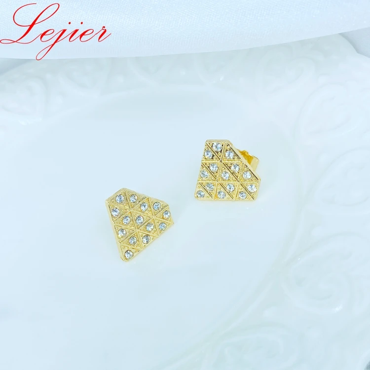 

LEJIER newly listed zircon charming girl fashion jewelry fashion earrings ear hook wedding party