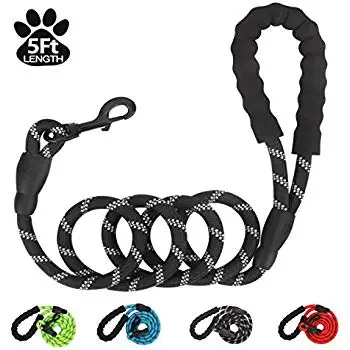 

Wholesale Custom Waterproof Luxury Designer  Climbing Large Long Reflective Nylon Rope Pet Dog Leash With Poop Bag, Customized