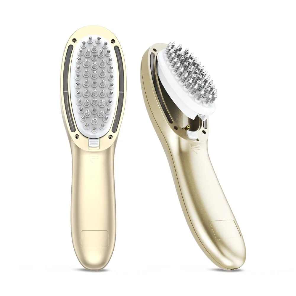 

Laser hair care growth comb with led light Ion treatment vibration massage