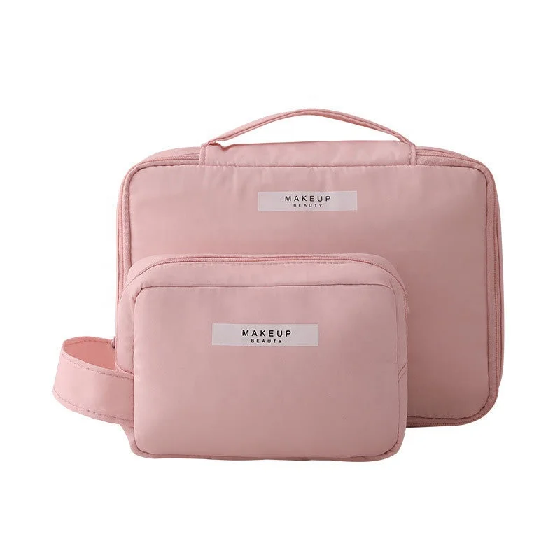 

2020 fashion polyester cosmetic bag & cases women toiletry pouch bag organizer travel makeup pouch
