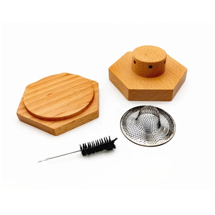 

Popular Luxury Premium Quality Manufacture Supply New Designing Cocktail Whisky Smoker Kit Wood