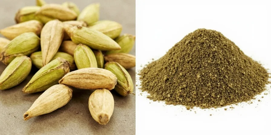 Cardamom Pods vs Ground Comparison
