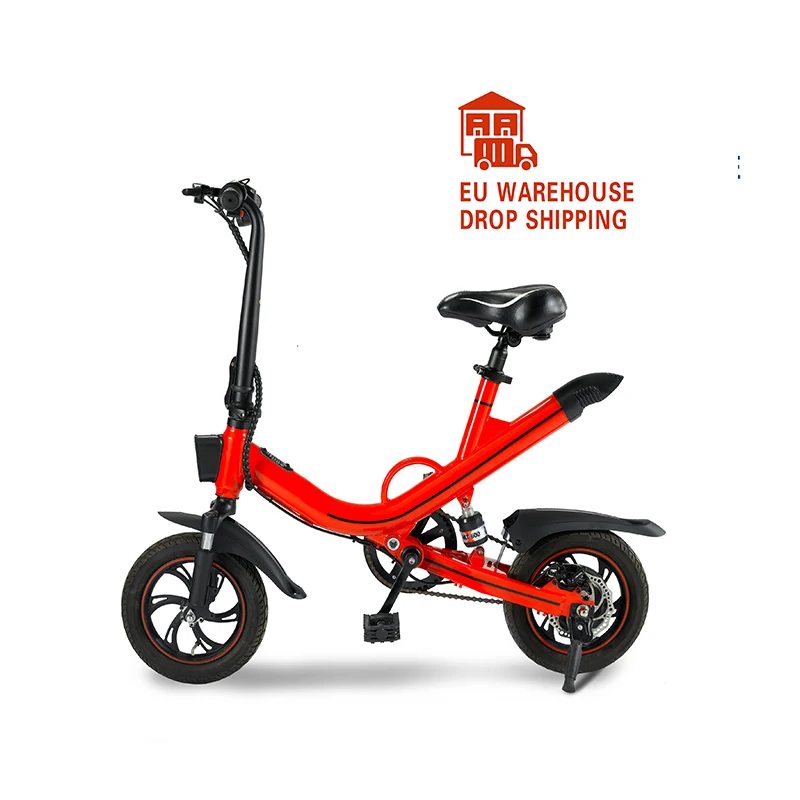 

EU Warehouse Drop shipping OUXI OEM Electric bicycle 36v 350w MOTOR kids Adult 7.8AH Battery 20KM Range Smart Foldable E bike