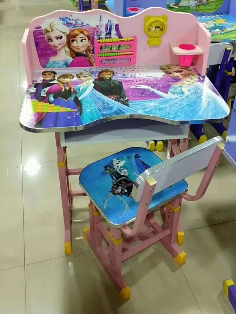 
ergonomic study table with chair for India market 