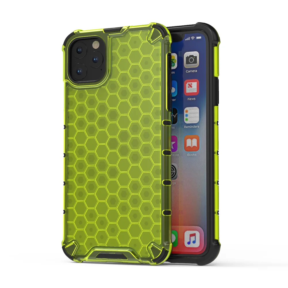 

Honeycomb Shockproof Pc Tpu Ultra Thin New Phone Case For IPhone 11 Clear Case 2019