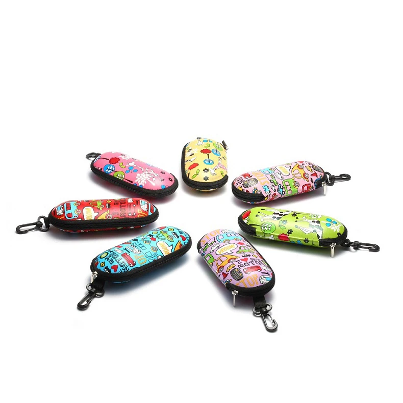 

SHINELOT M1002 Colorful Sunglasses Case For kids Glasses Packing Eyeglass Case Glasses Cleaning Cloth Bag