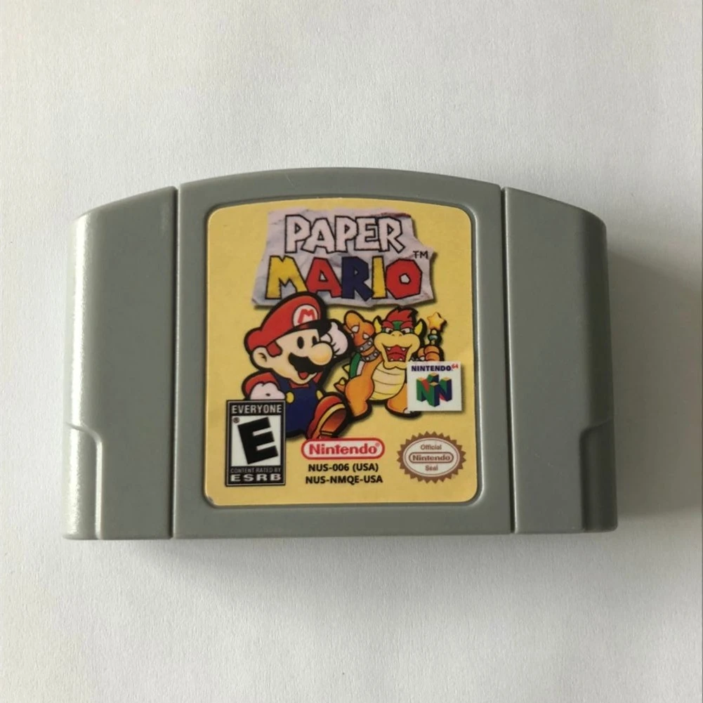 

Sell Well Nostalgia Video Games Super Smash Bors Paper Mario Kart Party 1 2 3 Game Cards For Nintendo 64