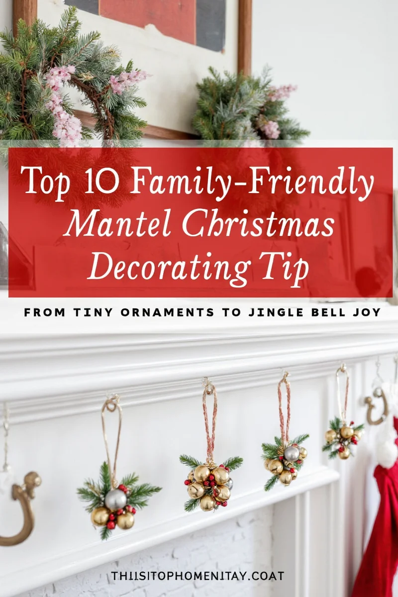 Stable base layer on Christmas mantel