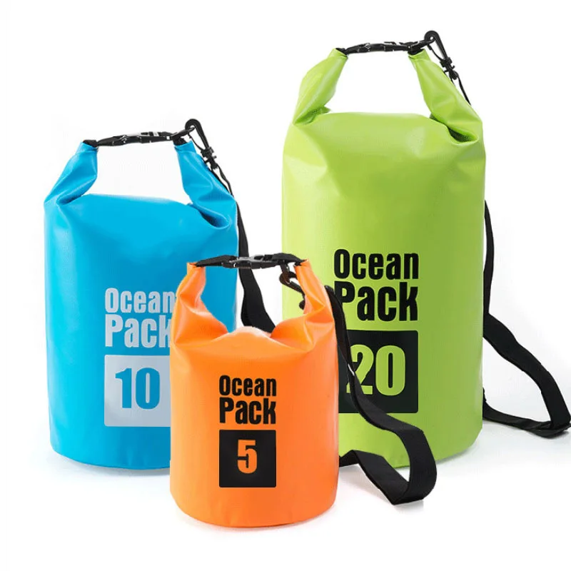 

Waterproof Outdoor Oem Bag 2L 5L 10L 15L 20L 30L Roll Top Swim Boat Kayak Sack Gear Wateproof Dry Bag, Multi-colors