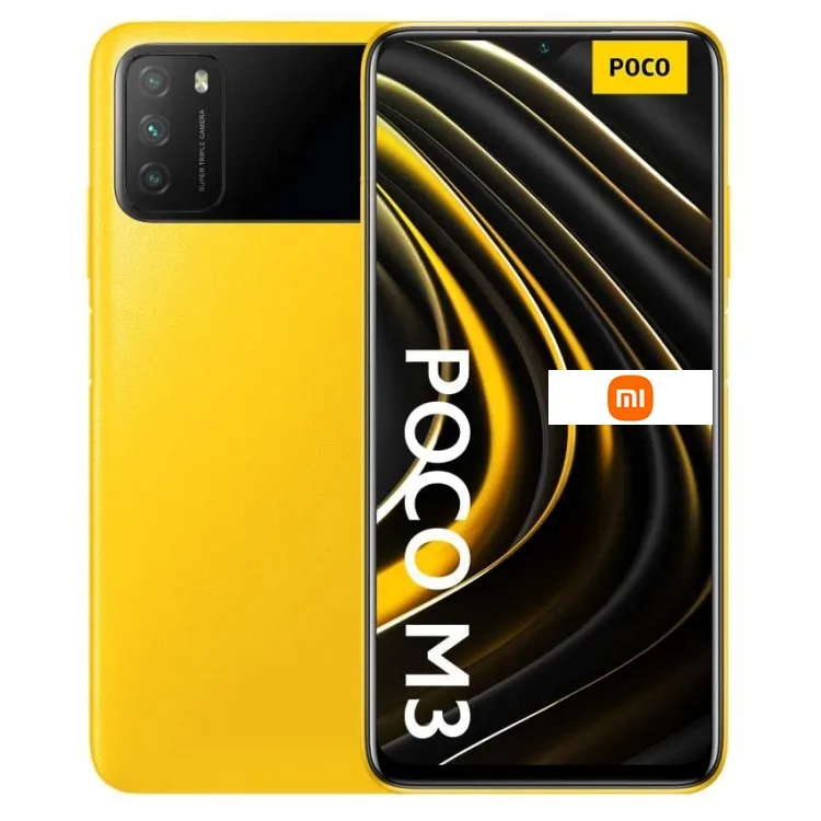 

New Droshipping Xiaomi POCO M3 Celulares EU Global Version Smartphone 4GB+64GB 6.53 inch Android 10.0 Telefono mi mobile phone