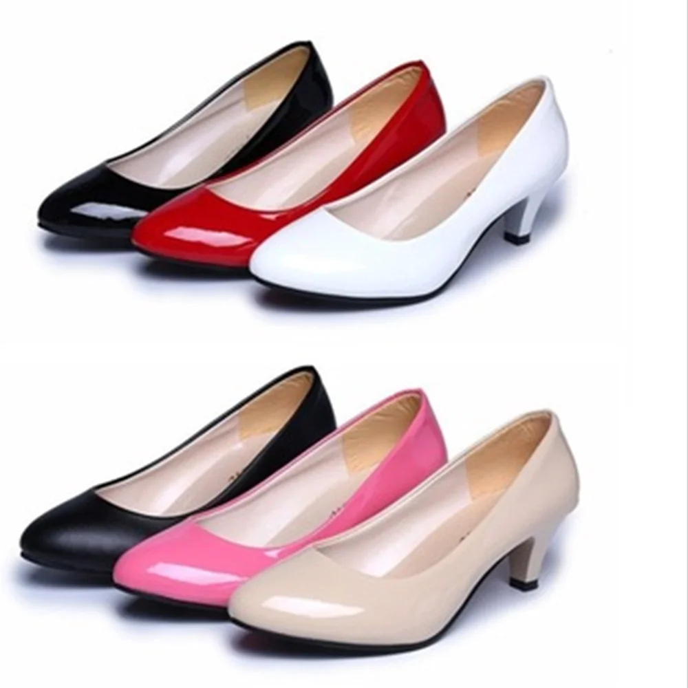 

Fancy office lady high heel shoes wholesale dress shoes women, Red/beige/white/black/pink
