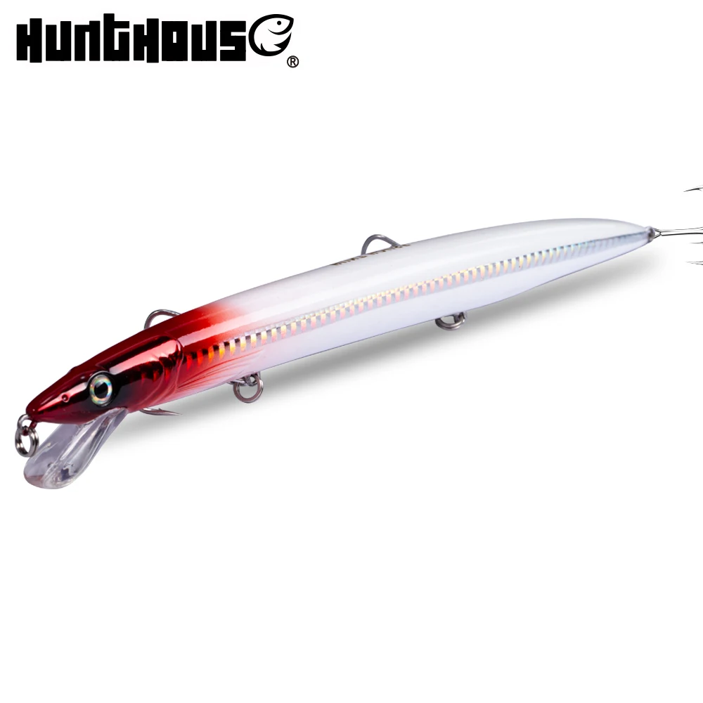 

hunthouse fishing hard plastic bait saltwater floating minnow lure