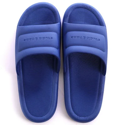 

Home bathroom non - slip thick sole men and women's shoes bath home slippers wholesale summer manufacturers, Picture