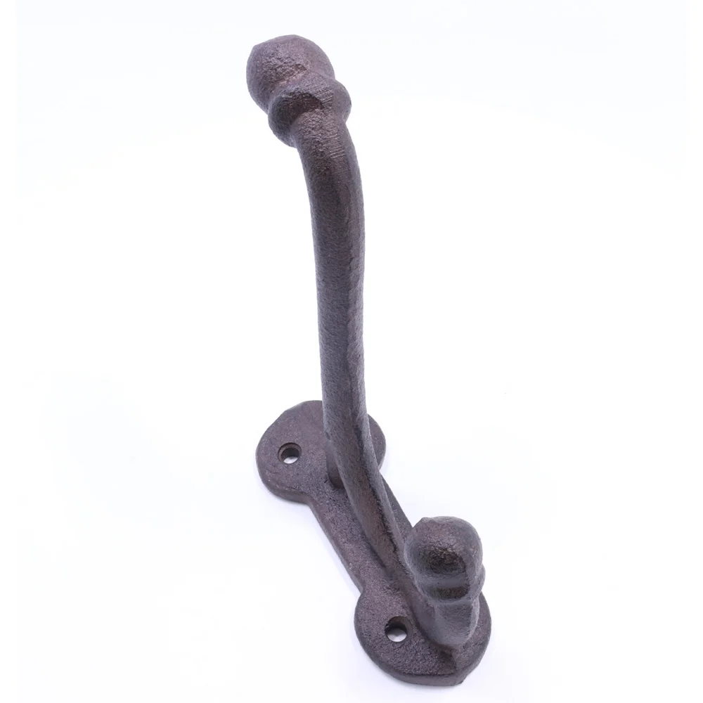 

Iron Rustic Brown Cast Iron Hooks