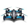 Drone 2.4G6-Axis Flying Car RC Drone RTF Quadcopter with 3D Flip One-key Return Headless mini hand drone