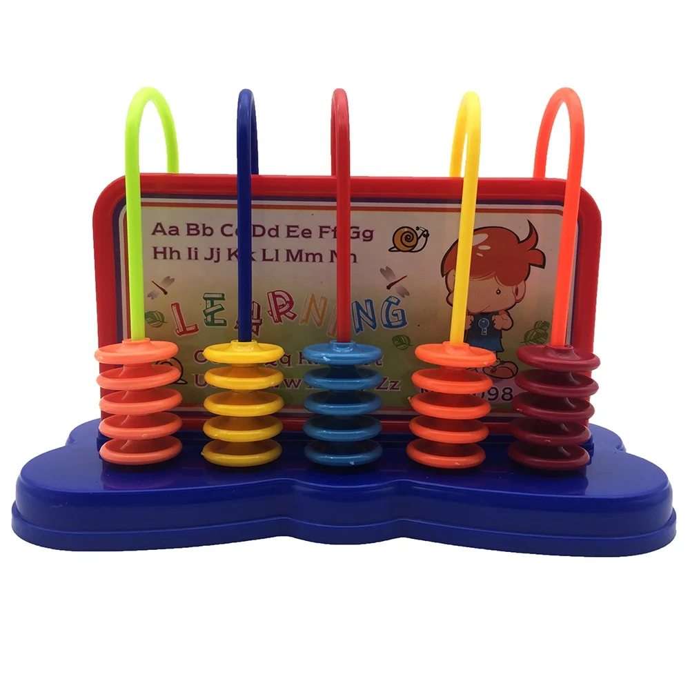 
Childrens Early Learning Math Counting Plastic Educational Funny Abacus Toy 
