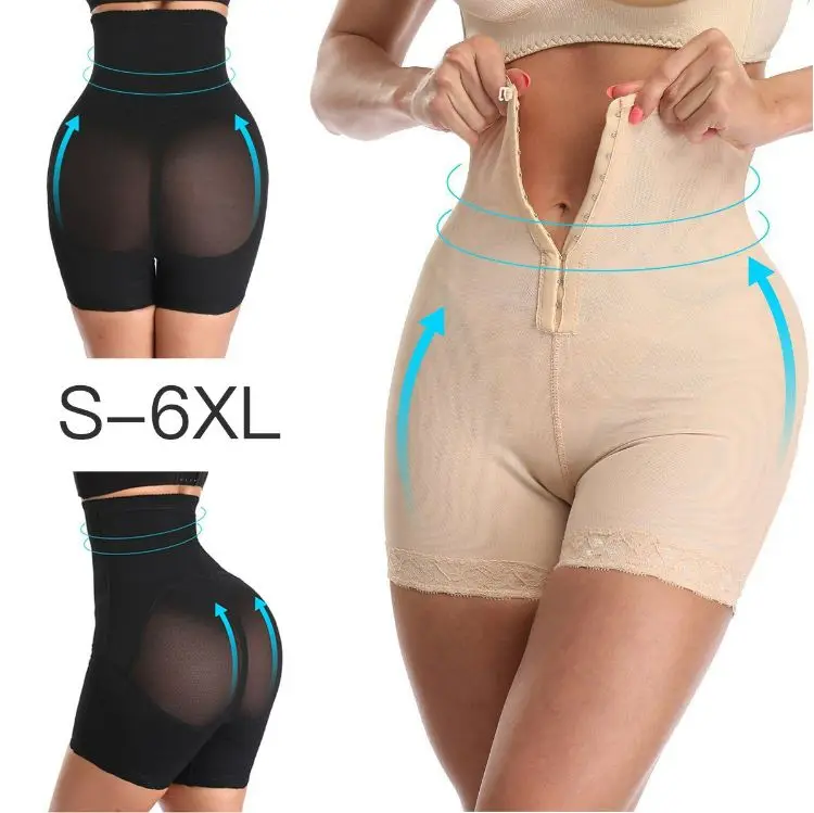 

Women Seamless Body Shaper Comfortable High Waist Slimming Tummy Butt Lift Shape Wear Panty, Black,nude