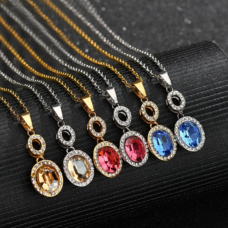 

Dainty Cz Diamond Rhinestone Stainless Steel Crystal Ankh Rope Ball Jewlery Chocker Necklace 18K Gold Silvery Plated Trim Chain, Gold color silvery rose gold black