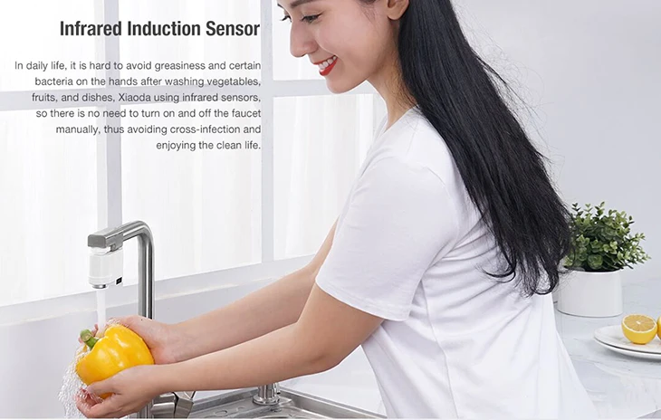 Xiaoda Kitchen Faucet Tap Head Water Saving Saver Infrared Sensor Touchless B8A8 