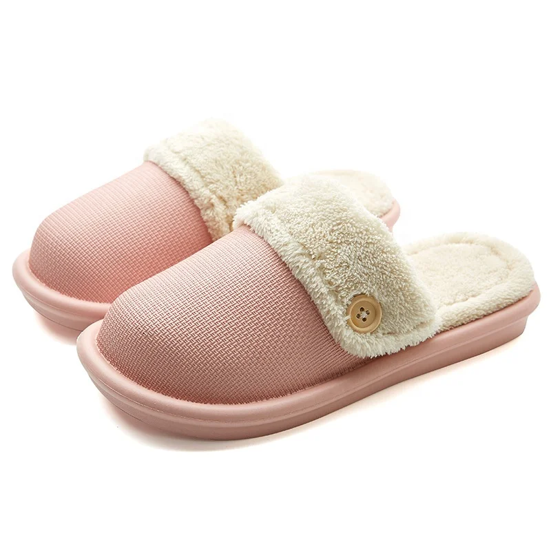 
2020 Waterproof Antiskid Footwears Warm Winter House Slippers For Couples 