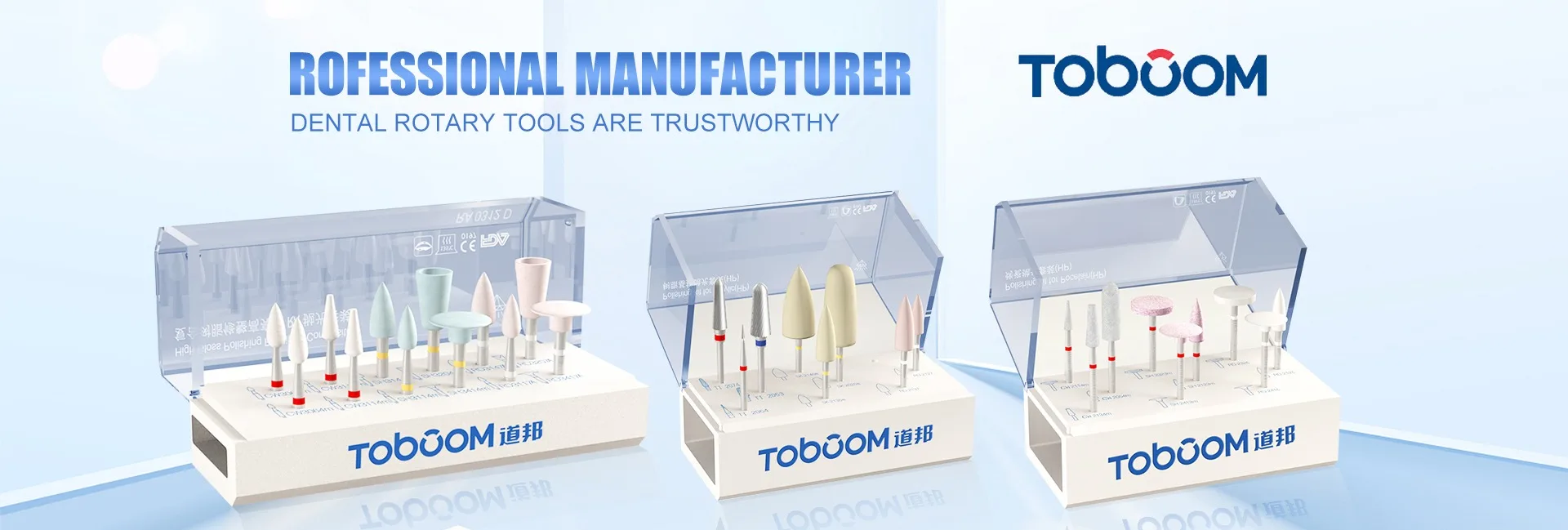 Shanghai Toboom Dental Technology Co., Ltd. Dental Polisher, Diamond Burs