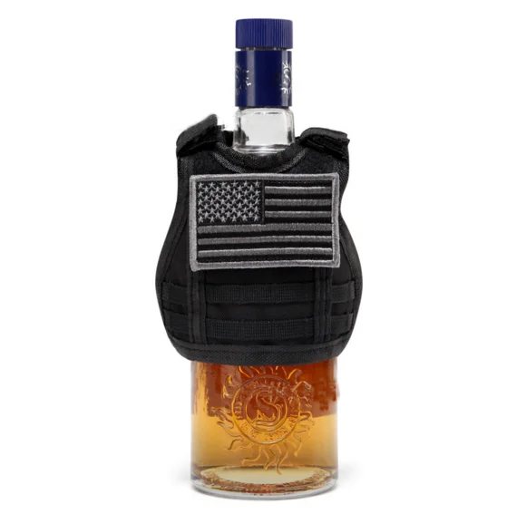 

Custom Nylon New Design Beer Bottle Molle Vest, Black