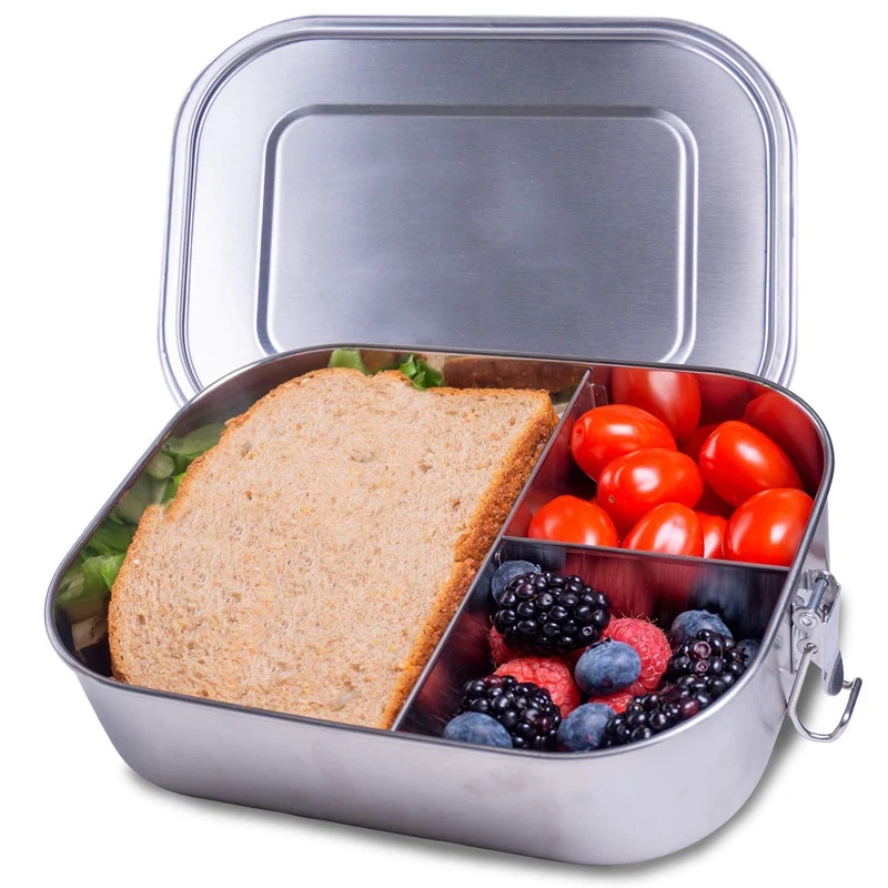 

wholesale kids storage edelstahl container custom boxes bento food containers metal lunchbox stainless steel lunch box