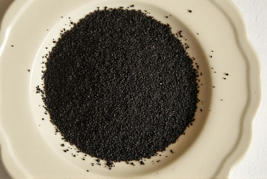 Dish featuring black nigella seasoning