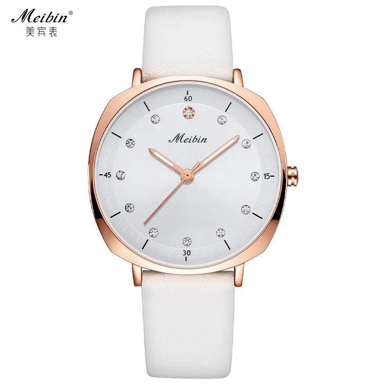 

MEIBIN 1149 new hot sale womens simple watch wholesale china watches luxury design watch strap, 1 colors