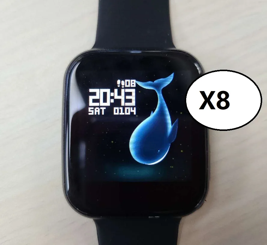 

2020 New Arrivals Smart Watch x8 IP67 Waterproof Sports Smart Watch Smart Bracelet Blood Pressure Message X8 Wrist Smartwatch