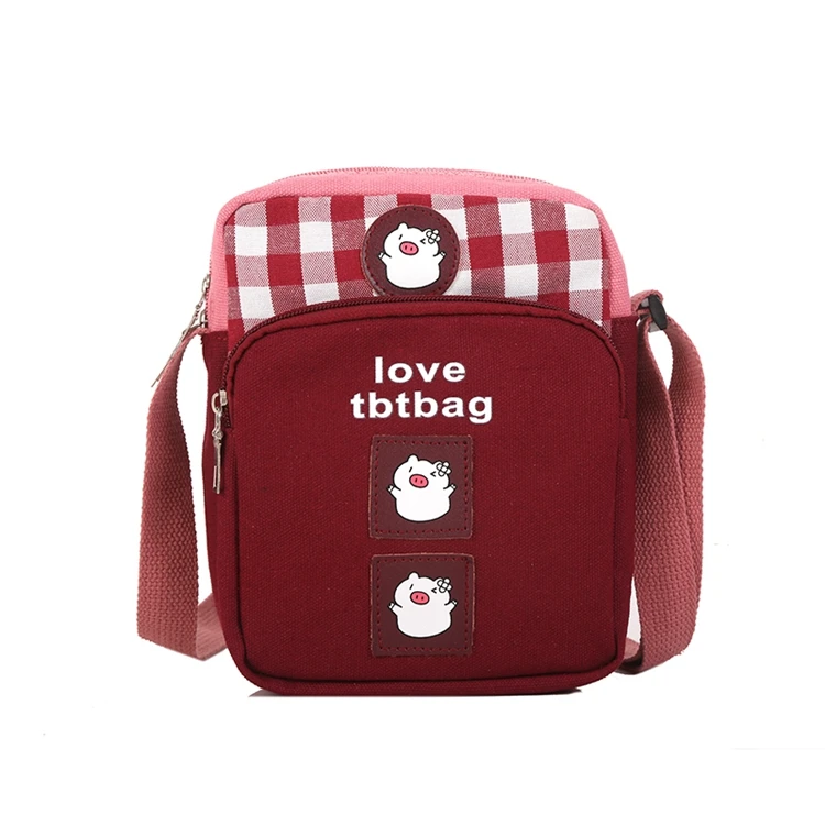 

Factory Direct Customize Personalized Small Girl Funny Pack Shoulder Bag Women Messenger Bags, As picture