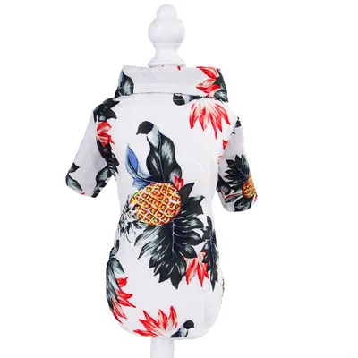

SYT15-Hawaiian print pet shirts for spring and summer, Colorful