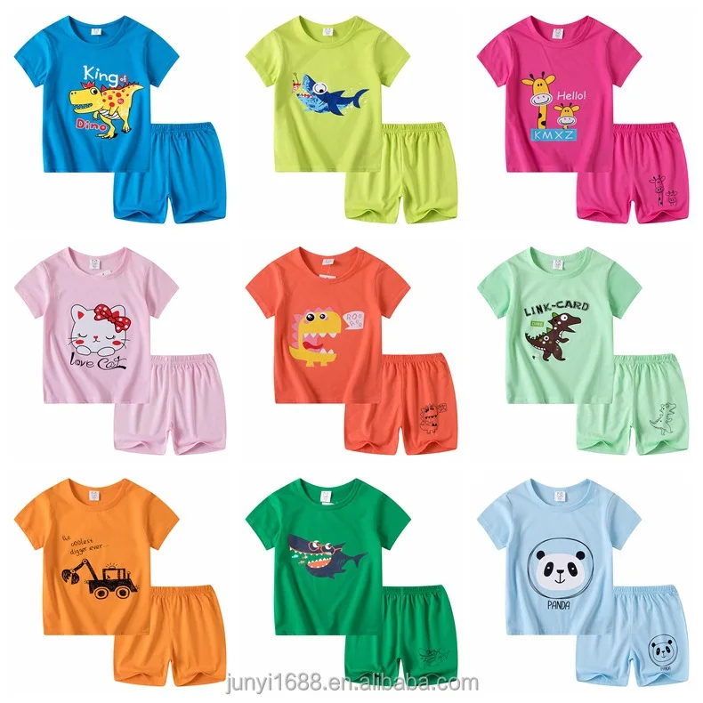

Children set 1-13 years old children sports summer leisure shorts set wholesale