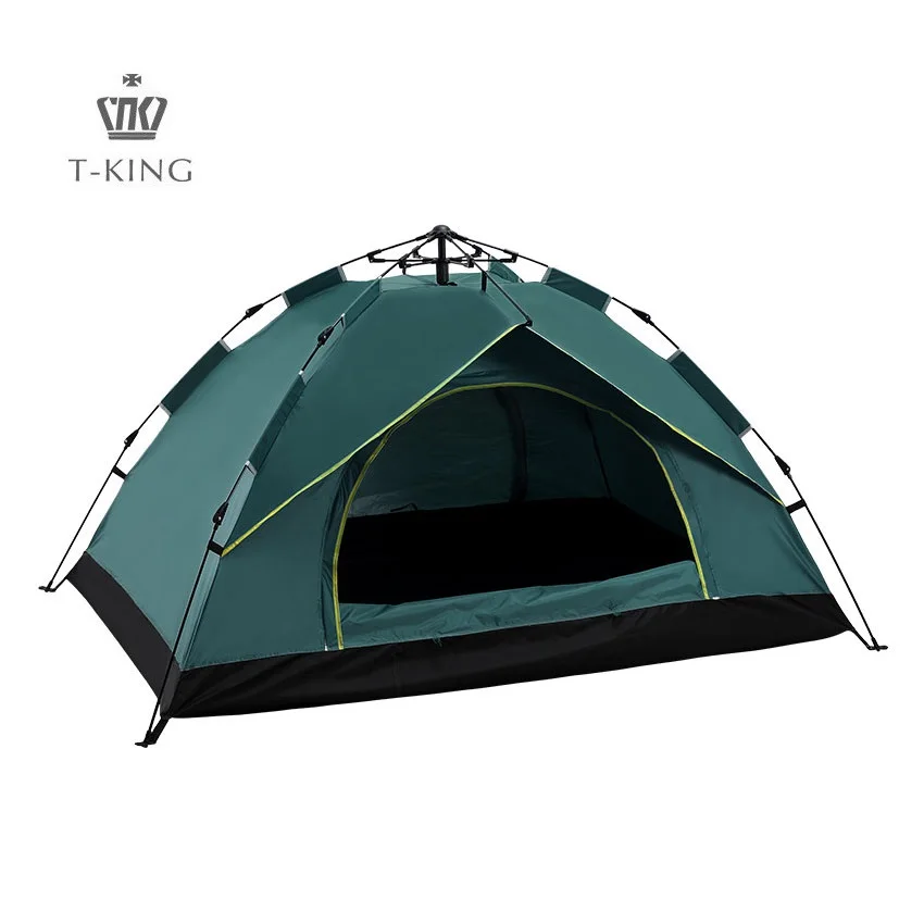 

Tking Outdoor Waterproof 1-2 Person Hiking Military Beach Folding Automatic Popup Instant Camping Tent, Picture color or customized