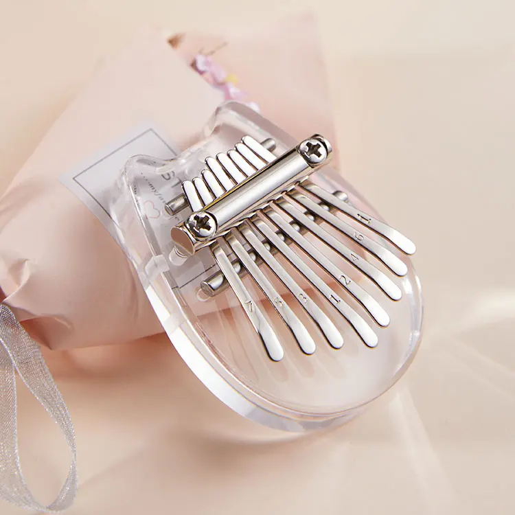 

Acrylic Kalimba Finger Piano Percussion Musical Instrument Thumb Piano Kalimba Mini 8 Keys Crystal Music Enlightenment