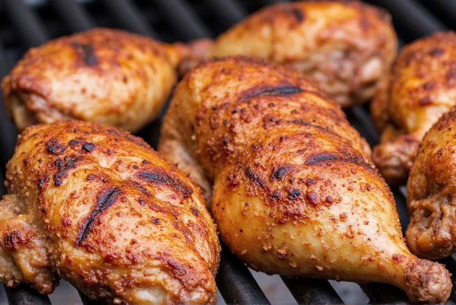 Rubbing Chicken