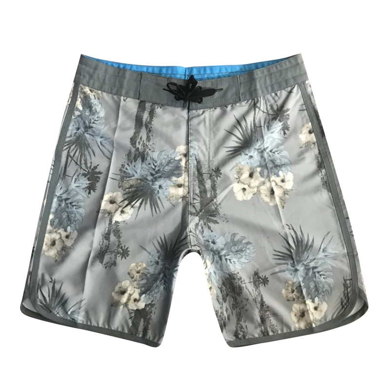 Low Moq Custom Swim Shorts Men Floral 