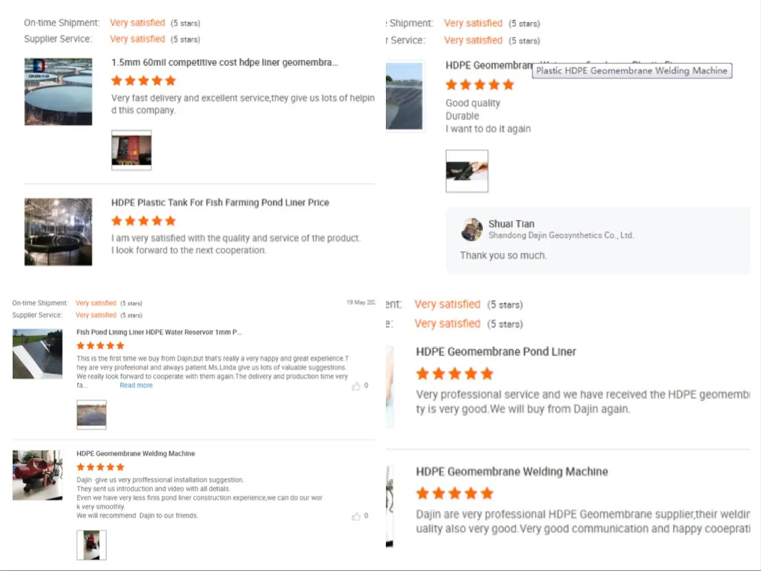 ASTM Standard Geomembrane Liner  HDPE Geomembrane 1.5mm Thick