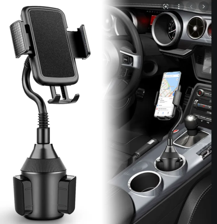 

Logo Print Windshield Dashboard Car Phone Mount Holder Cradle Car Suction Cup Mount for Smartphones