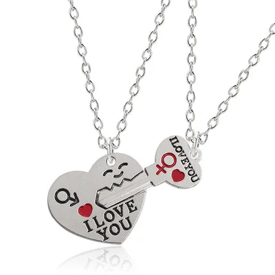 

2021 New Arrival Drop Necklace Heart Arrow Bunny Necklace Jewelry Sweet Couple Necklace, Picture shows