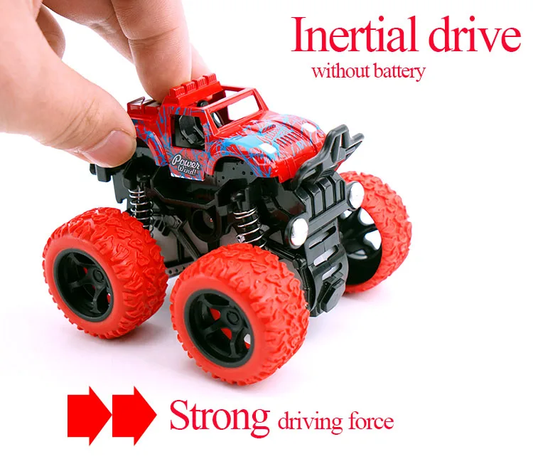 Customizable New Mini Inertial Off-Road Vehicle Plastic Friction 4WD Car Toy for Kids