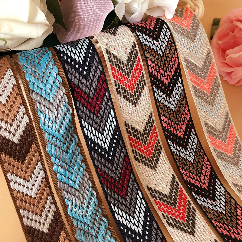 

High quality antique national ribbon 2.5cm furniture decorative jacquard belt