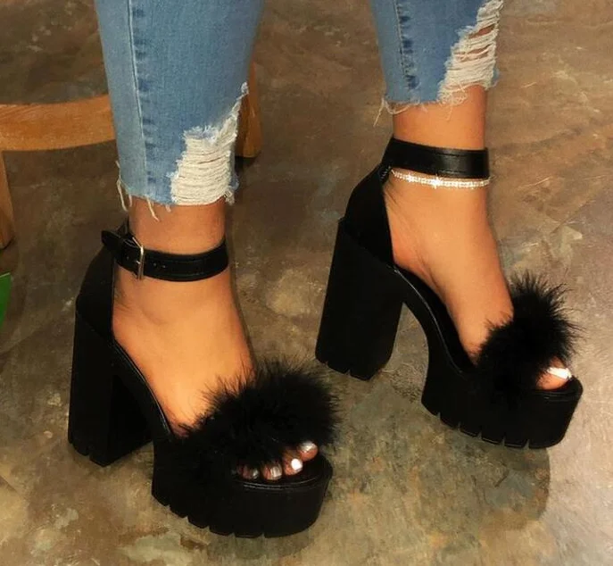 

Ankle Strap Ladies Party Dress Weaving Sexy Rivets Women High Heels Sandals Shoes