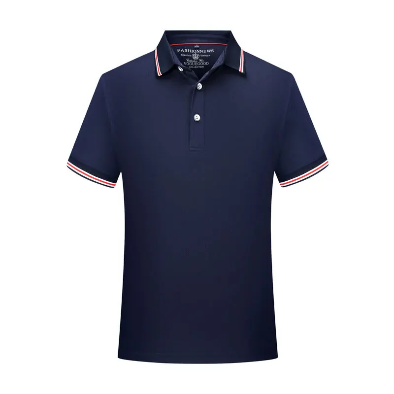 

Custom Men's polo shirt lapel short-sleeved t-shirt work clothes shirt work clothes, Customized color