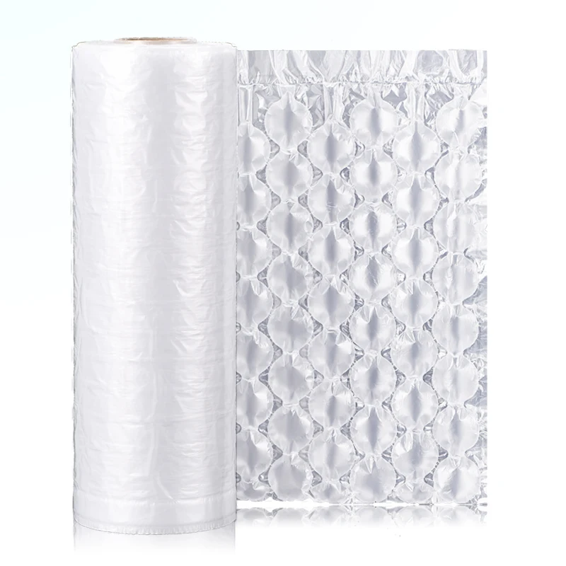 Factory Stock Bubble Cushioning Air Cushion Bubble Film Filler Packaging Materials Air Bubble Packing Wrap Protective Packaging