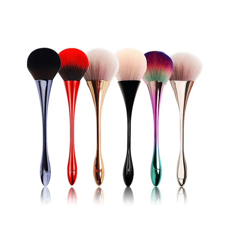 

1-7-9 cheap private label purple colourful synthetic single makeup brush, Multi color