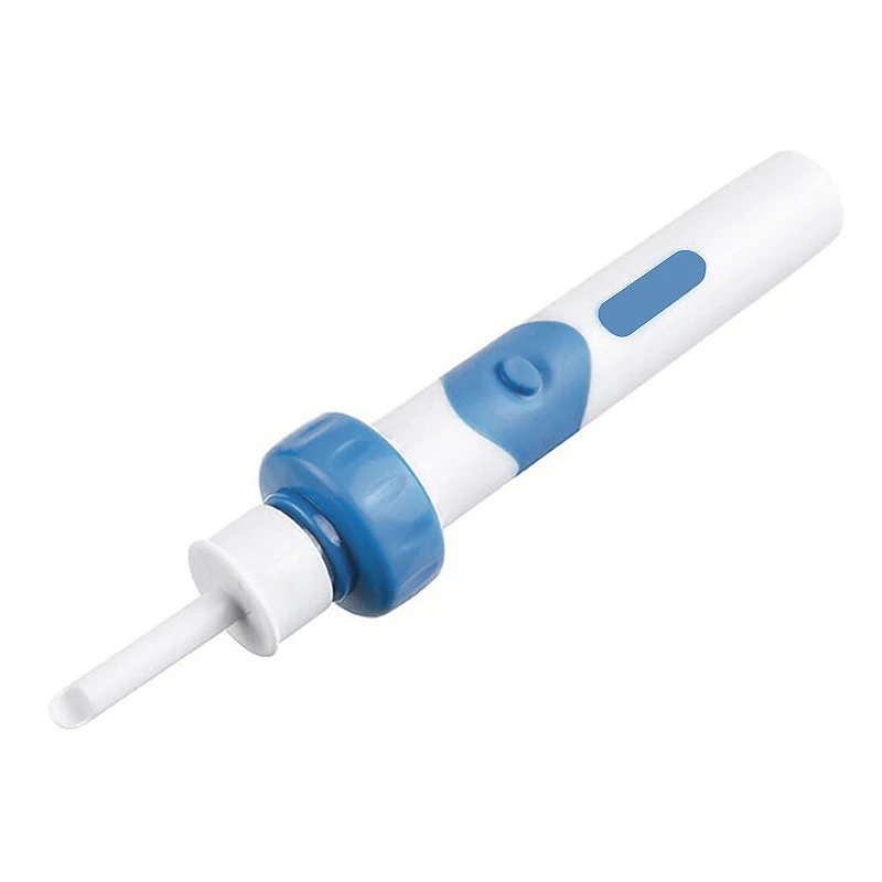 

Children's ear cleaner ear wax remover soft head adult electric ear pick Electric vacuum cleaner, Blue