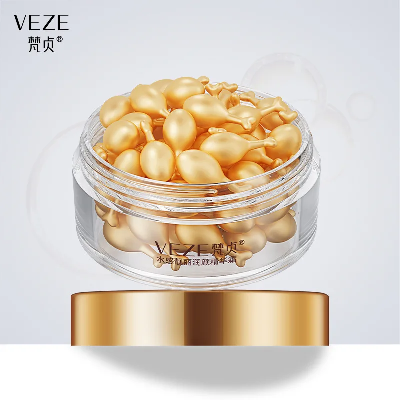 

VENZEN Water Feeling Beautiful Moisturizing Placenta Capsule Cream Drumstick Granules Moisturizing Shrink Pores