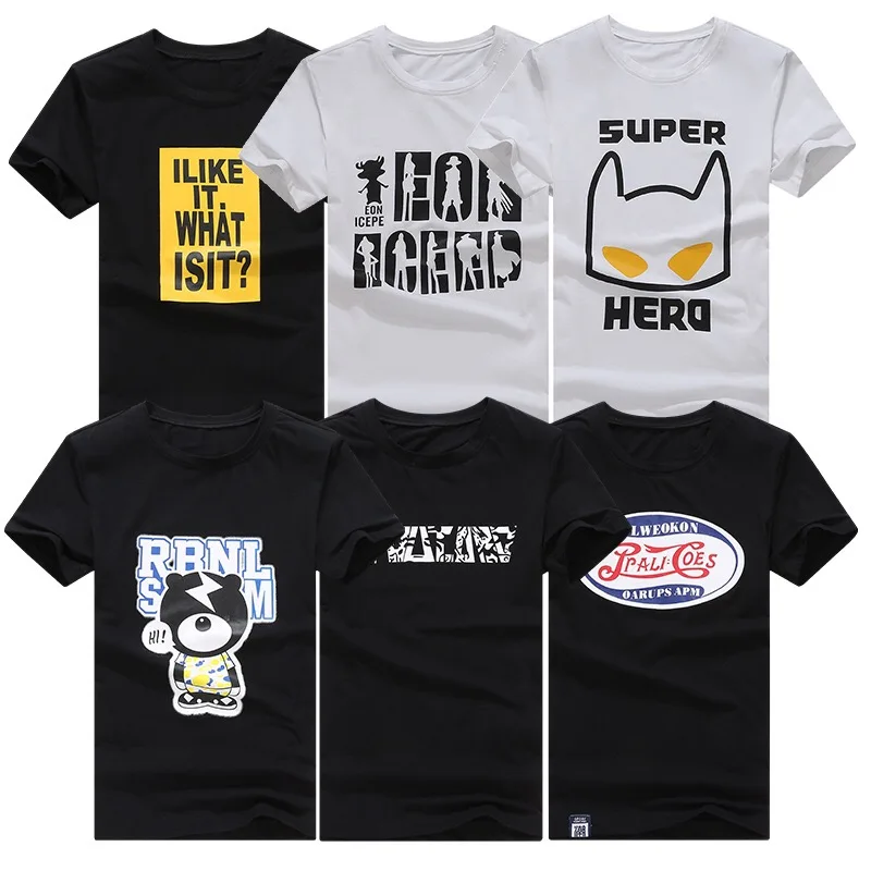 

Fast shipping high quality various styles 100% cotton men stylish t-shirt with custom print service
