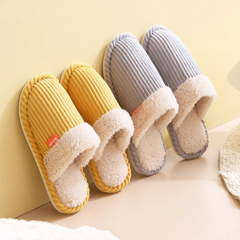 

Warm cotton women's slippers winter sandales-femme- slides footwear eva home custom fluffy ladies slides slippers